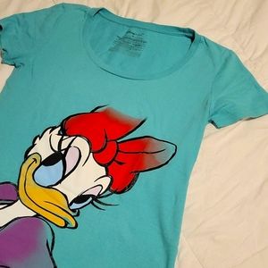 Disney teal Daisy t-shirt medium